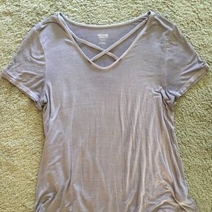 LIGHT PURPLE TEE SHIRT
